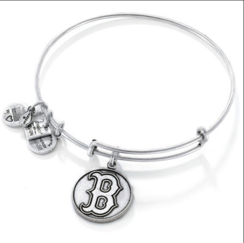 Alex and Ani Vintage Boston Red Sox Charm Bangle Bracelet
